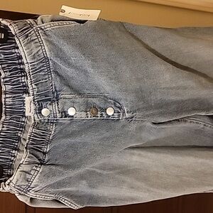 NWT Pilcro By Anthropology Women's Blue Flare & Wide Leg Jeans